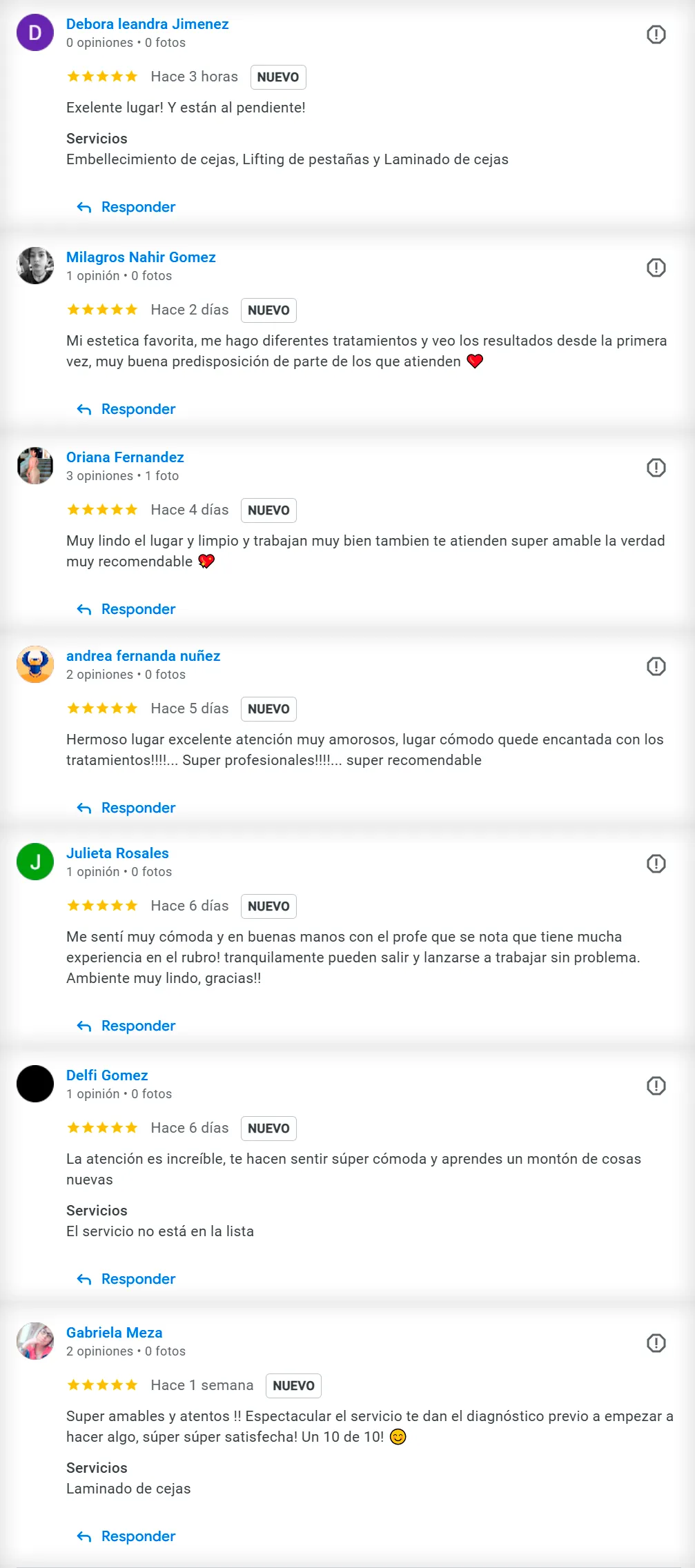 Reseñas de alumnas versión móvil 1